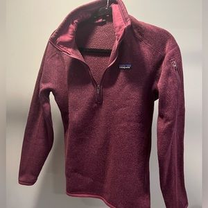 Patagonia Better Sweater M Quarter Zip Maroon